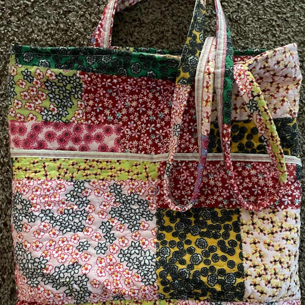 Handmade quilted bag